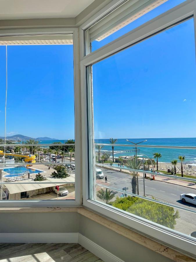 Sa Apartments! Beachfront Apartment With Sea View & Pool Alanya Eksteriør billede