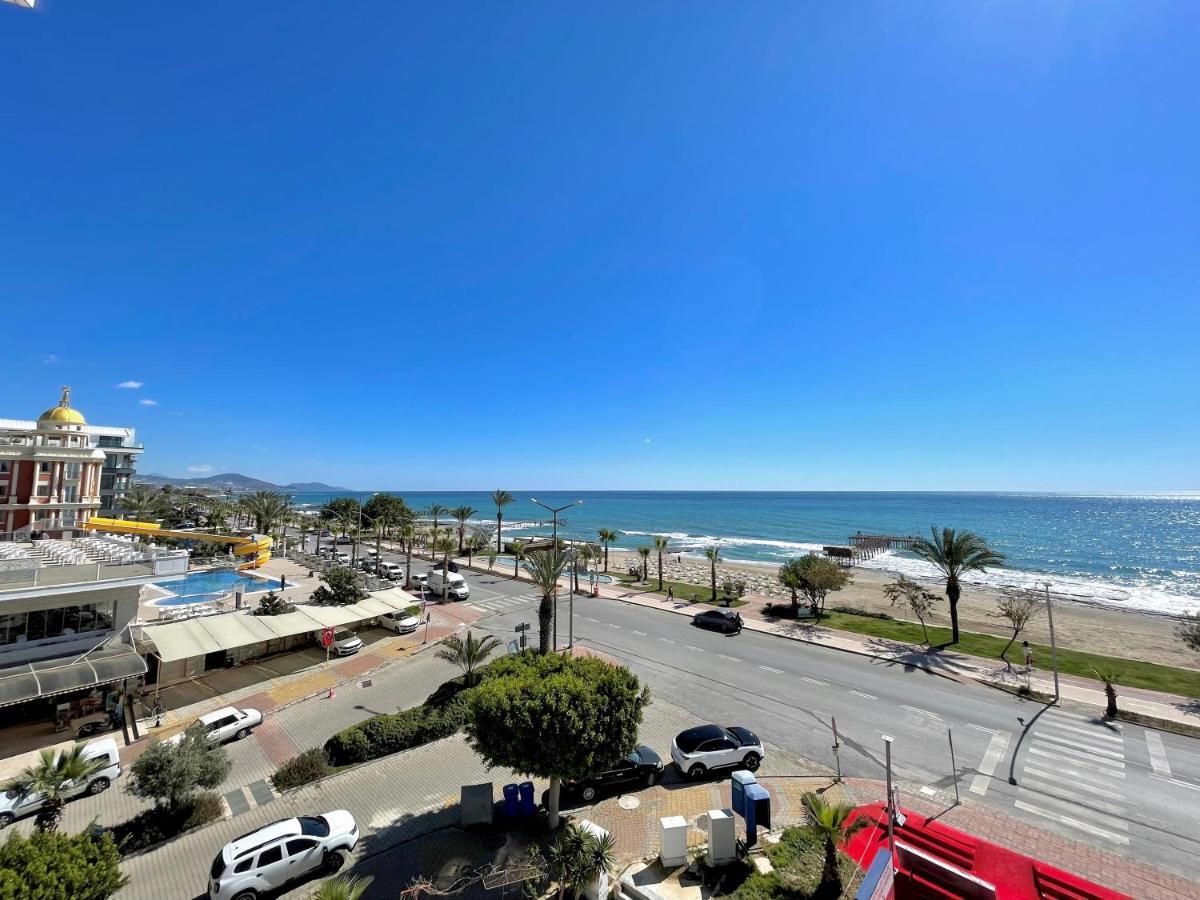Sa Apartments! Beachfront Apartment With Sea View & Pool Alanya Eksteriør billede