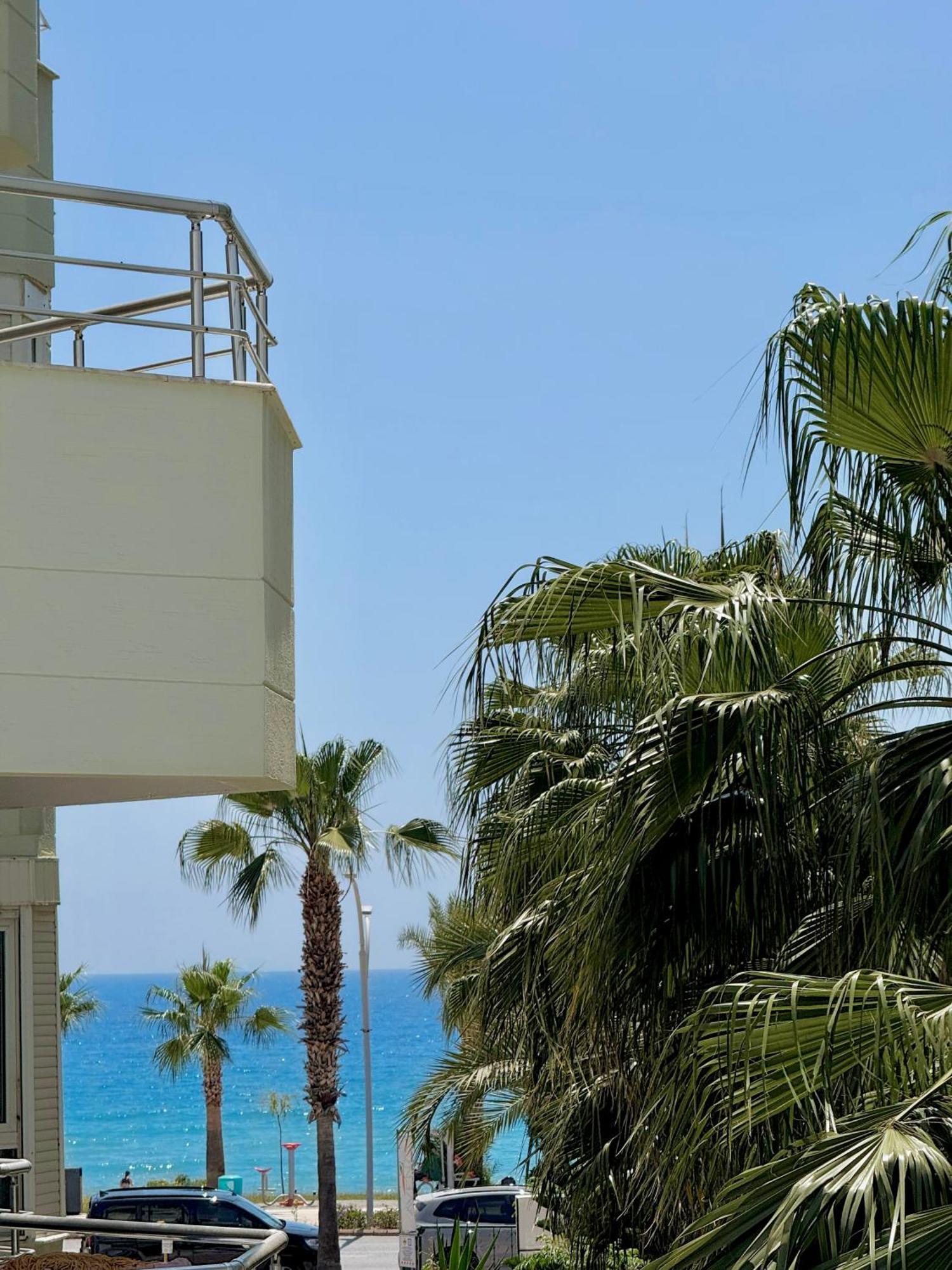 Sa Apartments! Beachfront Apartment With Sea View & Pool Alanya Eksteriør billede